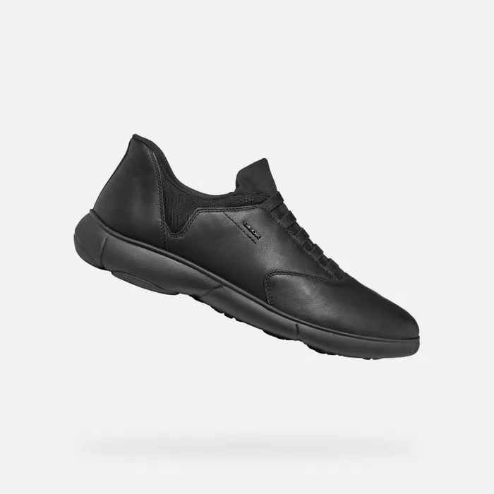 Man Geox Sneakers NEBULA 20 MAN Black Low Top Sneakers Black