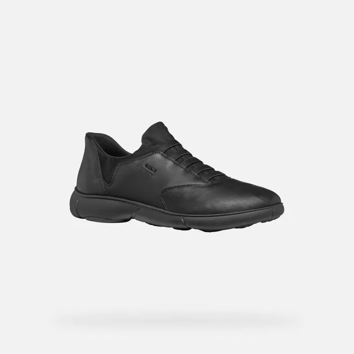 Man Geox Sneakers NEBULA 20 MAN Black Low Top Sneakers Black