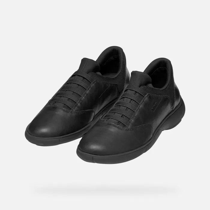 Man Geox Sneakers NEBULA 20 MAN Black Low Top Sneakers Black