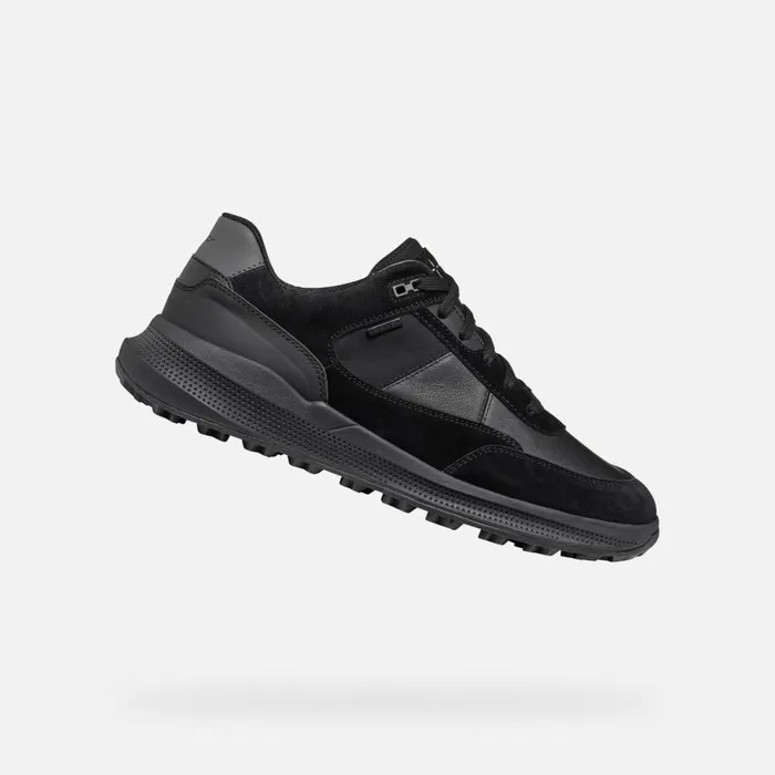 Man Geox Sneakers PG1X ABX MAN Black Waterproof Trainers Black