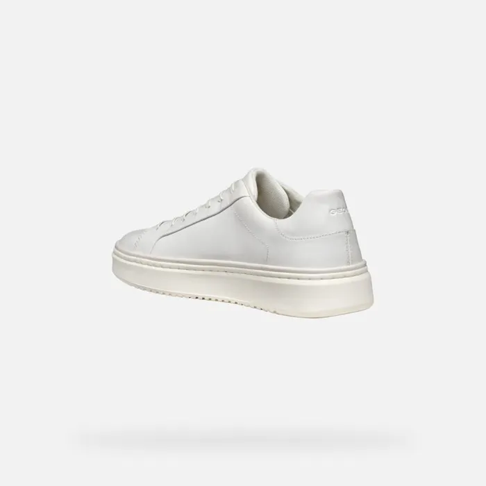 Man Geox Sneakers ZACKERTY MAN White Low Top Sneakers White