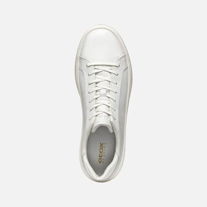 Man Geox Sneakers ZACKERTY MAN White Low Top Sneakers White
