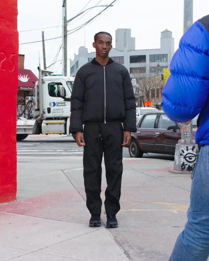 Man Venroy Jackets Nylon Puffer Jacket