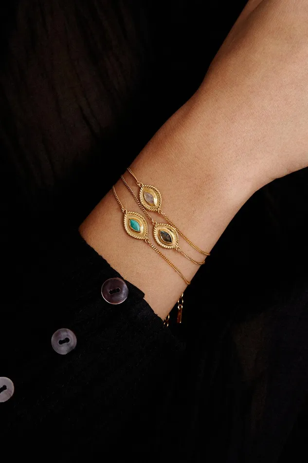 Mariya Evil Eye Bracelet Labradorite Women Chan Luu Bracelets
