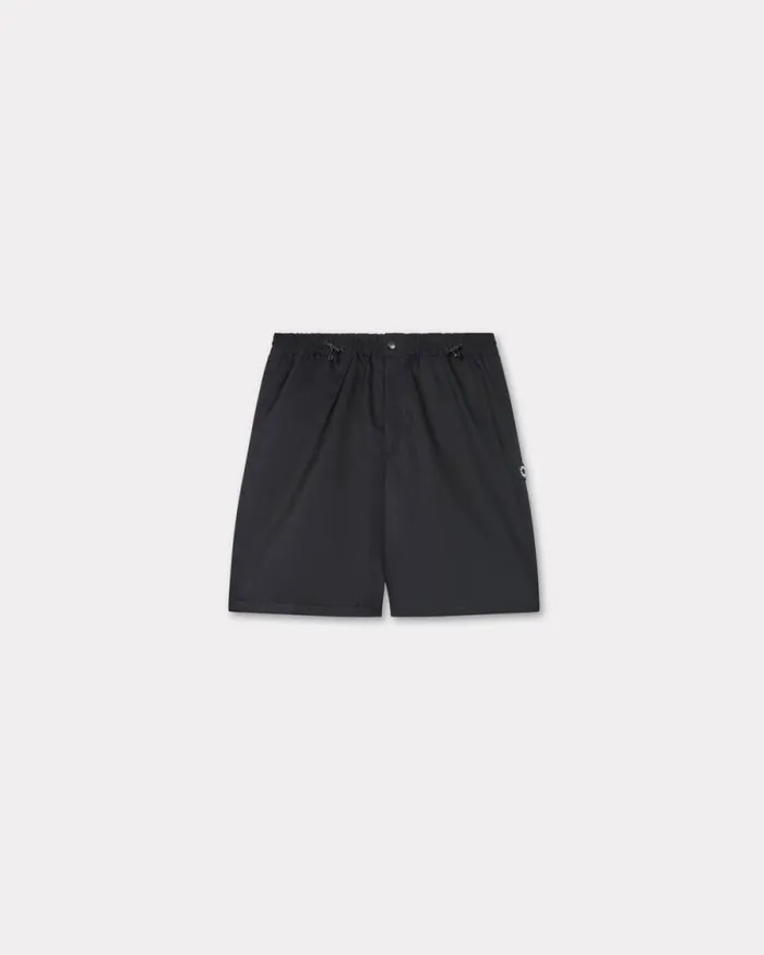 Men 039Boke Flower 20039 Embroidered Shorts Black Kenzo Pants And Shorts
