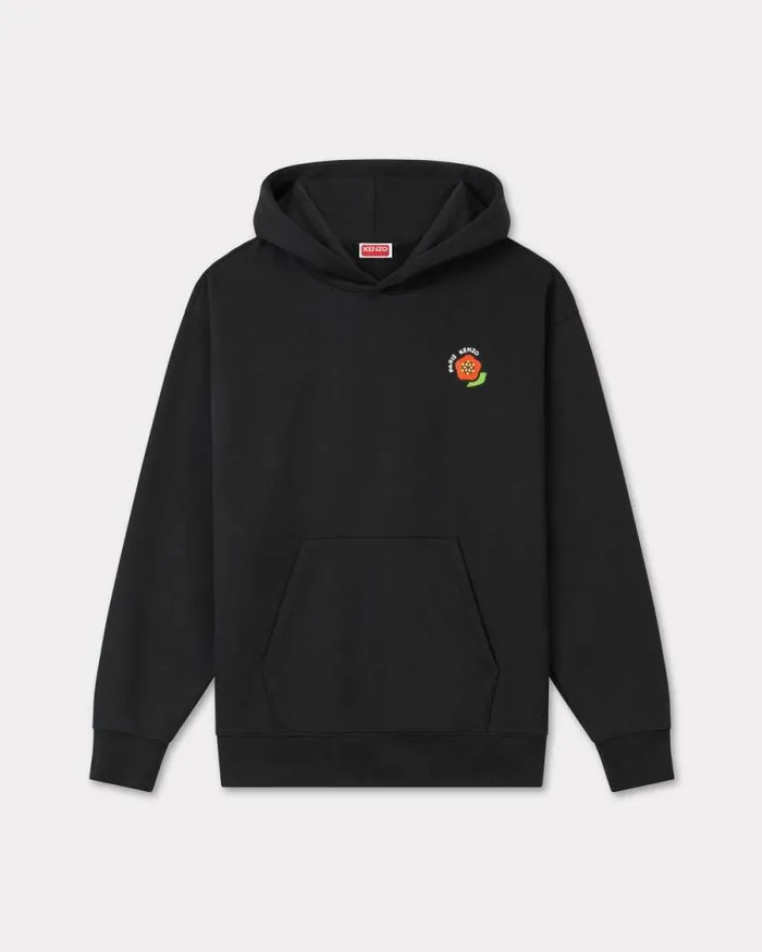 Men 039KENZO Pop039 Embroidered Oversized Hoodie In Cotton Black Kenzo Sweatshirts And Hoodies Men 039KENZO Pop039 Embroidered Oversized Hoodie In Cotton Black Kenzo Sweatshirts And Hoodies
