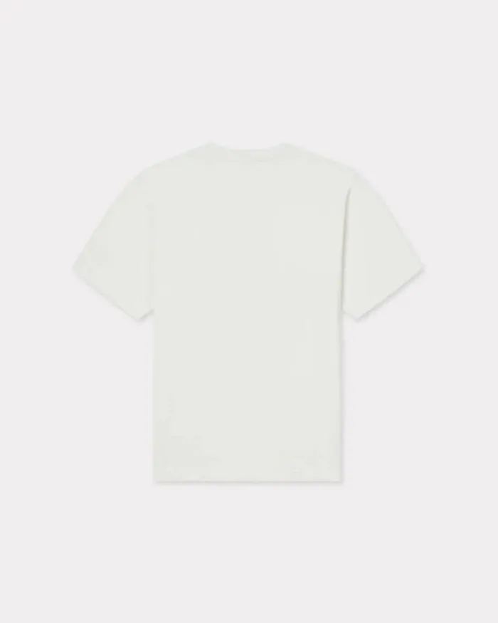 Men 039KENZO Pop039 Tshirt In Cotton Off White Kenzo Tshirts And Polos