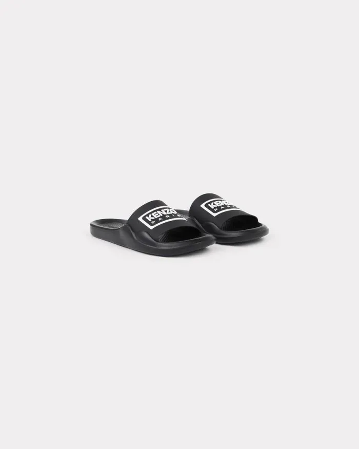 Men 039POOL039 Mules Black Kenzo Swimwear And Beachwear