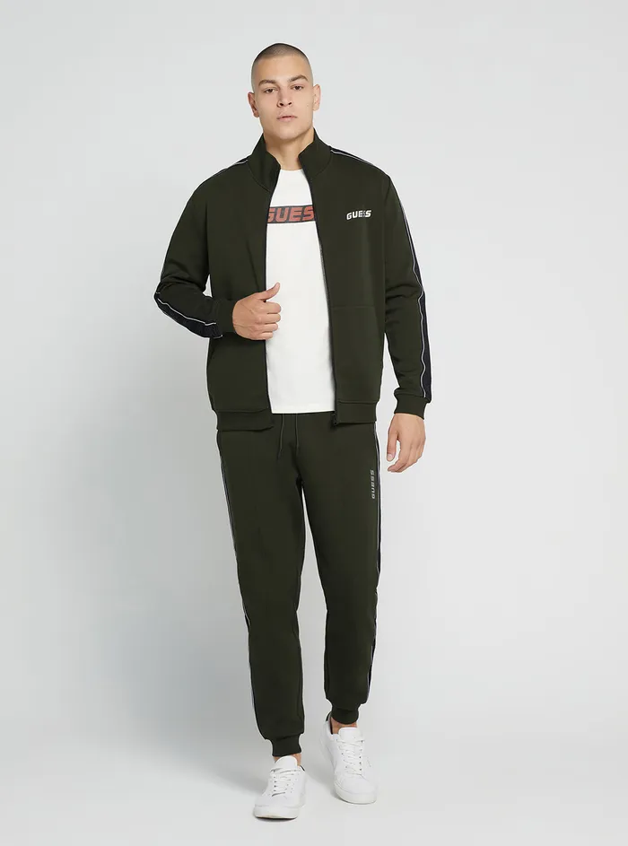 Men Activewear GUESS Eco Green Mickey Active Jacket Men Activewear GUESS Eco Green Mickey Active Jacket
