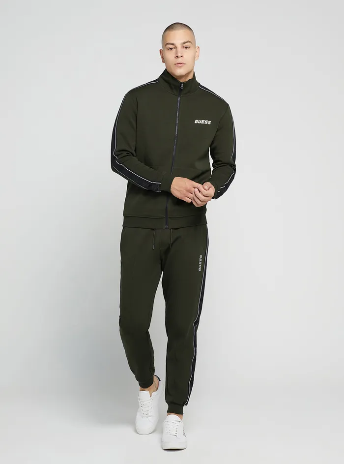 Men Activewear GUESS Eco Green Mickey Active Jacket Men Activewear GUESS Eco Green Mickey Active Jacket