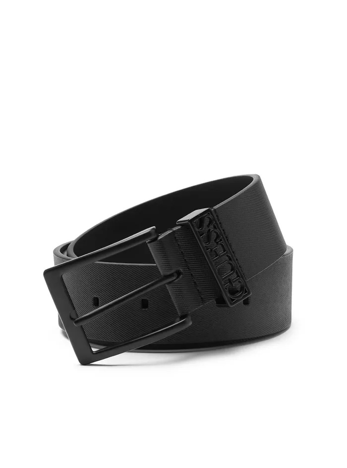 Men Belts GUESS 38mm Black Loop Belt
