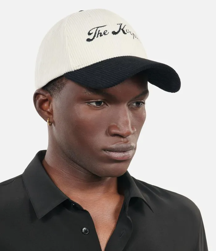 Men Black And White Logo Cap THE KOOPLES Hats and Scarves