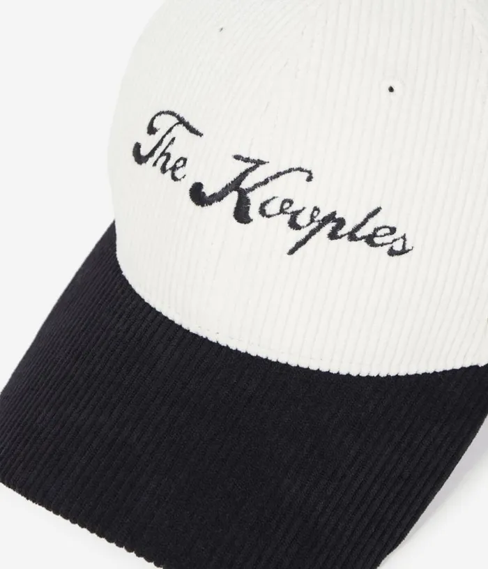 Men Black And White Logo Cap THE KOOPLES Hats and Scarves