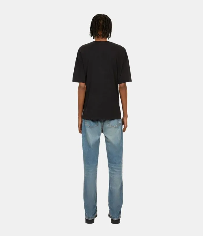 Men Black Tshirt With Chaos Eagle Serigraphy THE KOOPLES Tshirts