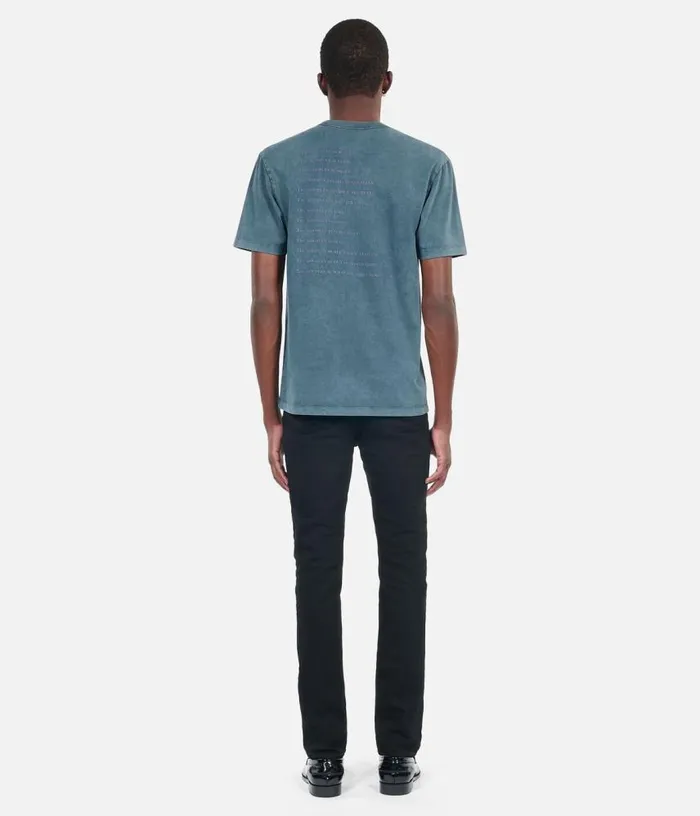 Men Blue What Is Tshirt With Studs THE KOOPLES Tshirts