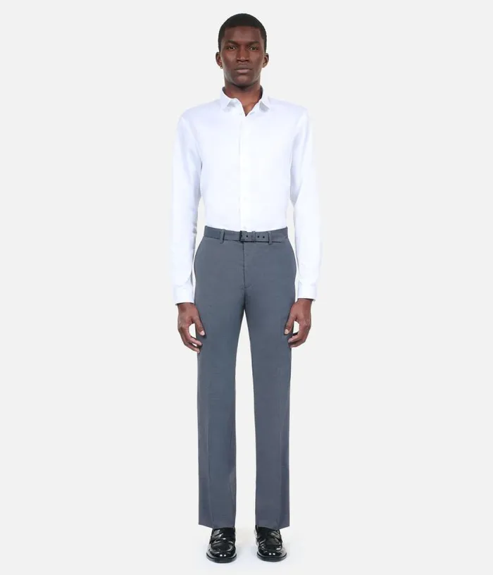 Men Blue Wool Suit Trousers THE KOOPLES Blazers and Suits