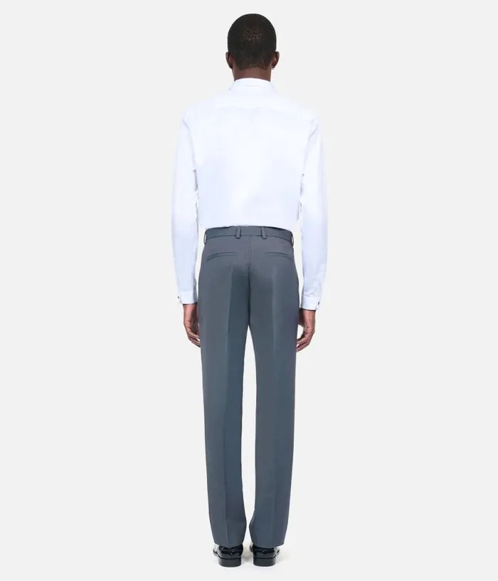 Men Blue Wool Suit Trousers THE KOOPLES Blazers and Suits
