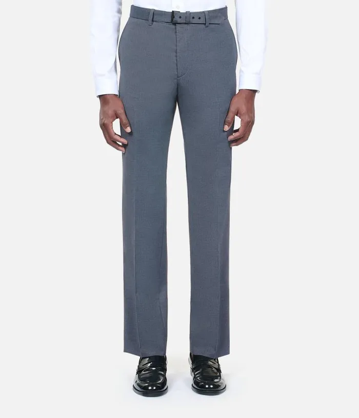 Men Blue Wool Suit Trousers THE KOOPLES Blazers and Suits