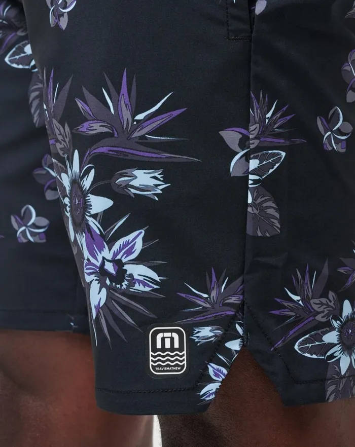 Men Boardshorts TravisMathew TIKI TIME BOARDSHORT Black Men Boardshorts TravisMathew TIKI TIME BOARDSHORT Black