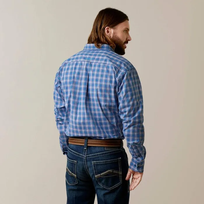 Men Button Down Shirts Ariat Pro Series Lonnie Fitted Shirt Venus Blue Men Button Down Shirts Ariat Pro Series Lonnie Fitted Shirt Venus Blue