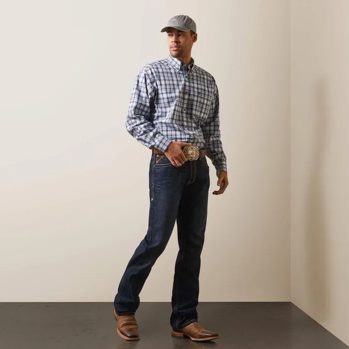 Men Button Down Shirts Ariat Pro Series Norbert Classic Fit Shirt White Men Button Down Shirts Ariat Pro Series Norbert Classic Fit Shirt White
