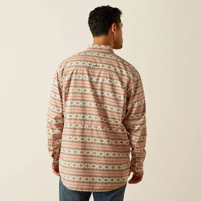 Men Button Down Shirts Ariat VentTEK Outbound Classic Fit Shirt Baked Clay Men Button Down Shirts Ariat VentTEK Outbound Classic Fit Shirt Baked Clay