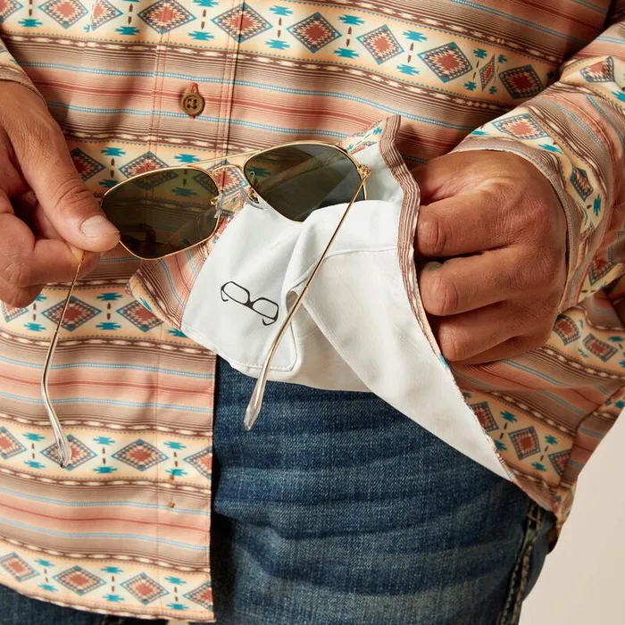 Men Button Down Shirts Ariat VentTEK Outbound Classic Fit Shirt Baked Clay Men Button Down Shirts Ariat VentTEK Outbound Classic Fit Shirt Baked Clay