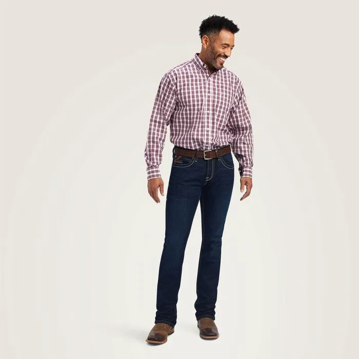 Men Button Down Shirts Ariat Wrinkle Free Darian Classic Fit Shirt White Men Button Down Shirts Ariat Wrinkle Free Darian Classic Fit Shirt White
