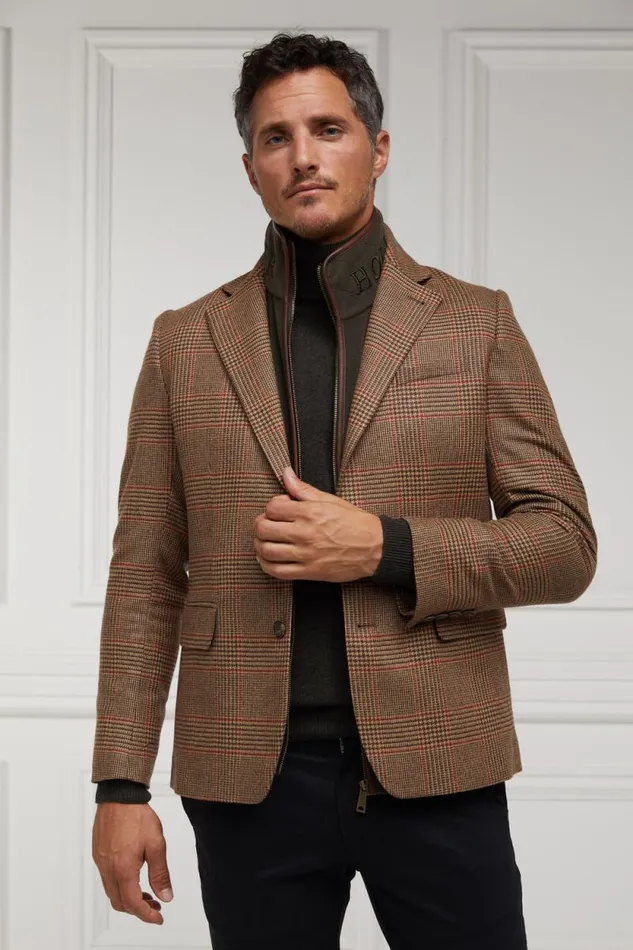Men Byron Roll Neck Knit Charcoal Holland Cooper Knitwear