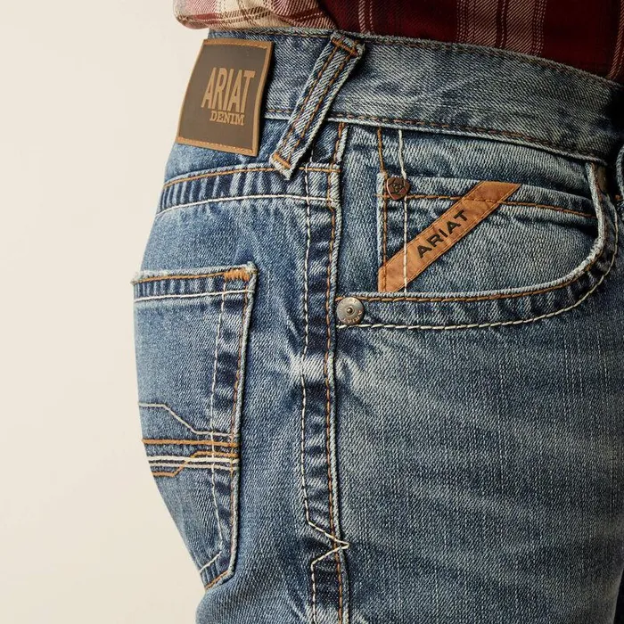 Men Denim Ariat M5 Straight Smokey Straight Leg Jeans Weatherford Men Denim Ariat M5 Straight Smokey Straight Leg Jeans Weatherford