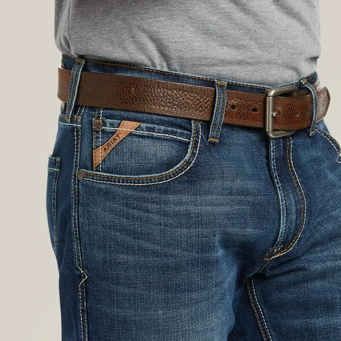 Men Denim Ariat M5 Straight Stretch Madera Stackable Straight Leg Jean Heath Men Denim Ariat M5 Straight Stretch Madera Stackable Straight Leg Jean Heath
