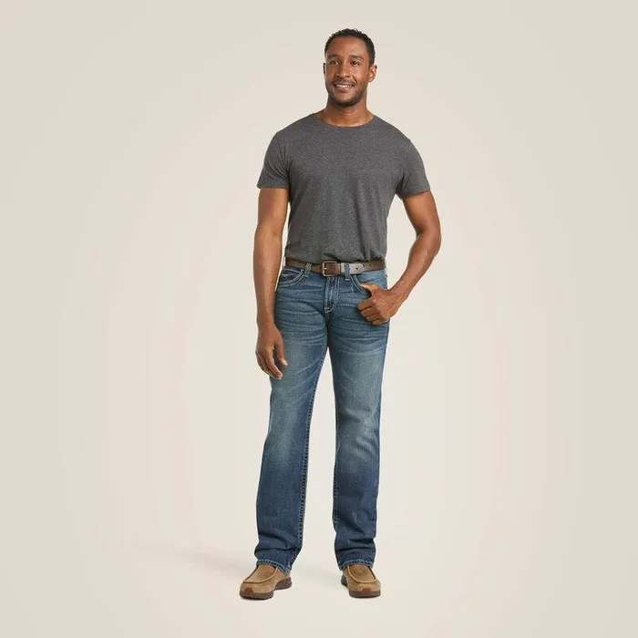 Men Denim Ariat M7 Rocker Stretch Coltrane Stackable Straight Leg Jean Silverton Men Denim Ariat M7 Rocker Stretch Coltrane Stackable Straight Leg Jean Silverton
