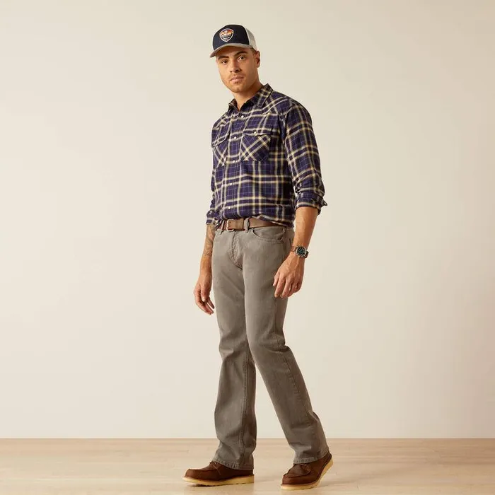 Men Denim Ariat M7 Slim Hansen Straight Leg Jeans Fossil Men Denim Ariat M7 Slim Hansen Straight Leg Jeans Fossil