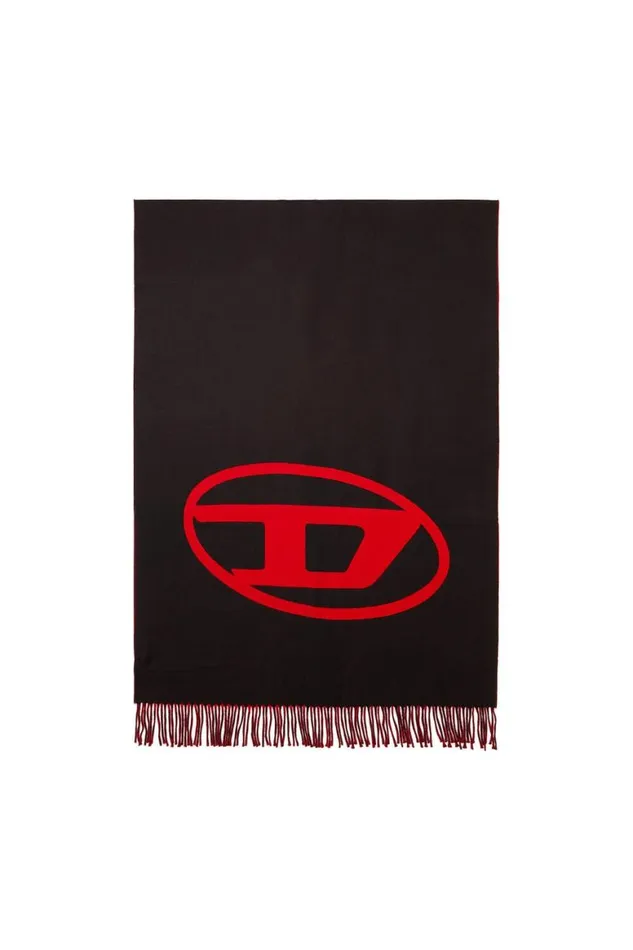 Men Diesel Caps Hats and Scarves STEVIE Blackred