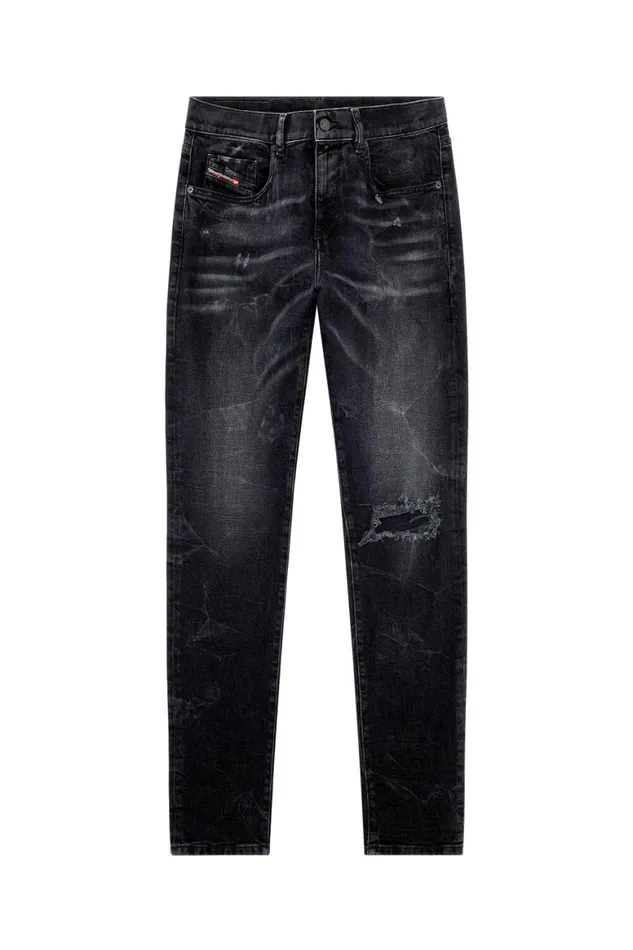 Men Diesel Jeans Slim Jeans 2019 DStrukt E69DV Blackdark Grey Men Diesel Jeans Slim Jeans 2019 DStrukt E69DV Blackdark Grey