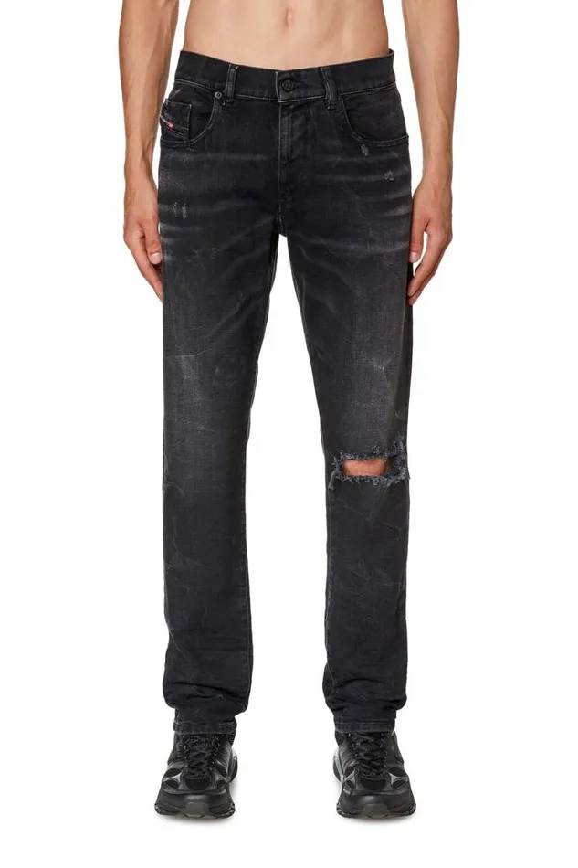 Men Diesel Jeans Slim Jeans 2019 DStrukt E69DV Blackdark Grey Men Diesel Jeans Slim Jeans 2019 DStrukt E69DV Blackdark Grey
