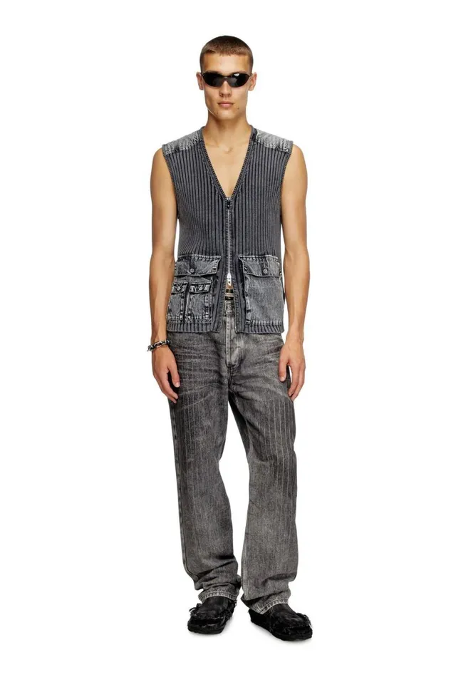 Men Diesel Knitwear KMARGIE Dark Grey