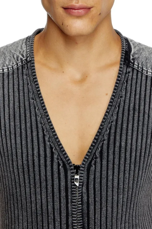 Men Diesel Knitwear KMARGIE Dark Grey Men Diesel Knitwear KMARGIE Dark Grey