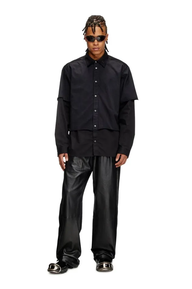 Men Diesel Shirts SGASTONO Black
