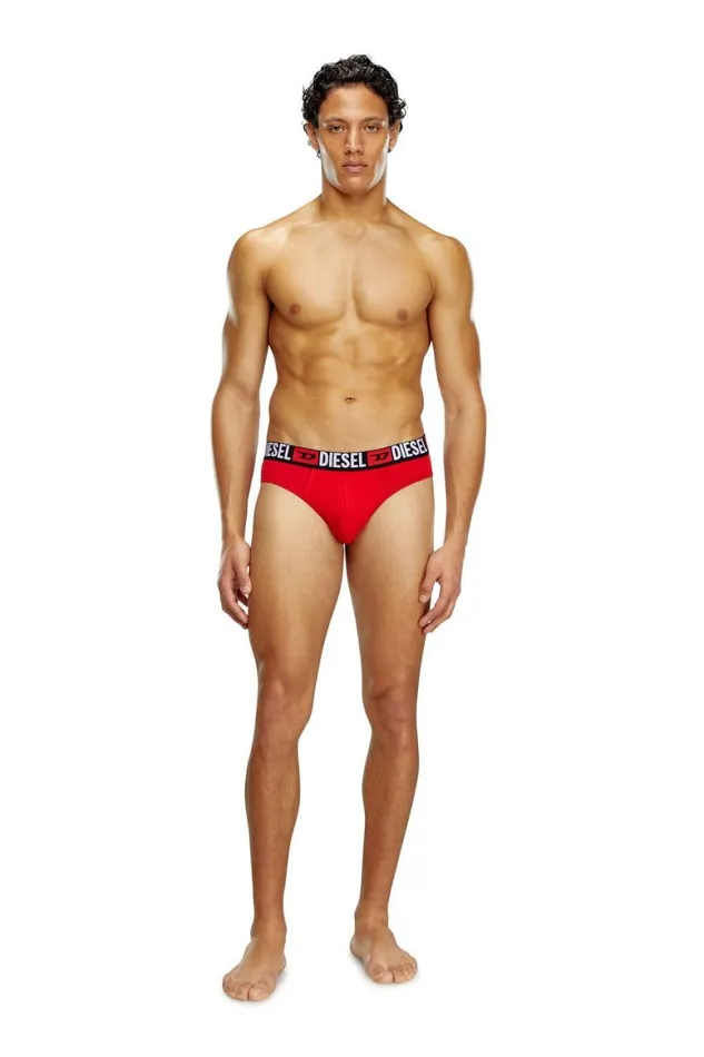 Men Diesel Underwear UMBRANDRETHREEPACK Blackgrey