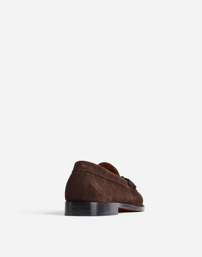 Men Dress Shoes and Loafers Madewell Madewell X GHBASS Lennox Weejuns Loafers Brown