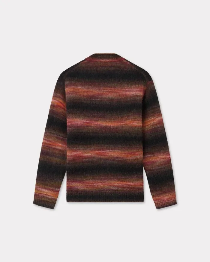 Men Embroidered Stripes Jumper Black Kenzo Sweaters And Cardigans