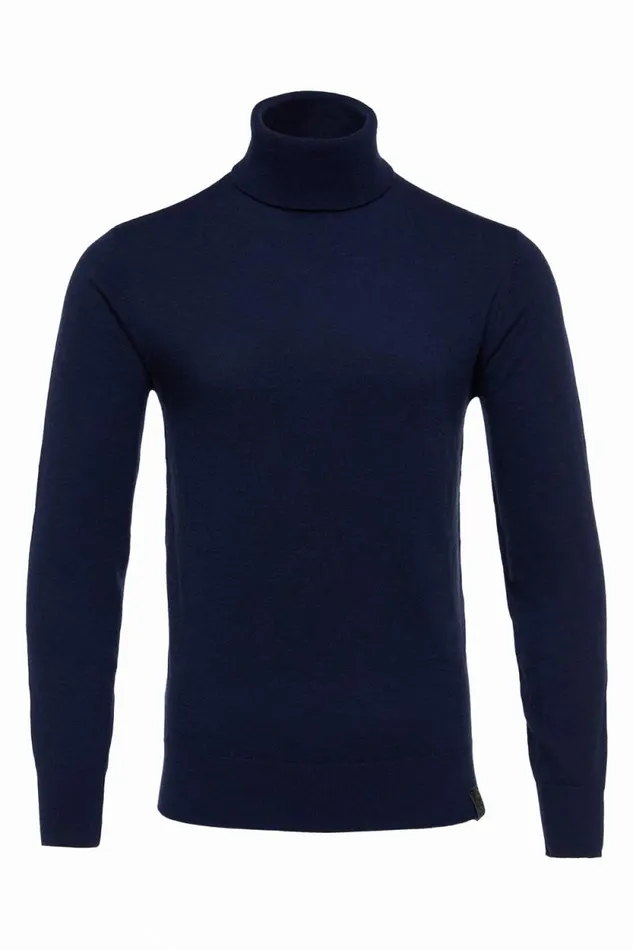 Men Fine Roll Neck Knit Navy Holland Cooper Knitwear Men Fine Roll Neck Knit Navy Holland Cooper Knitwear