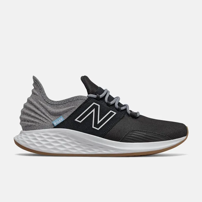 Men Fresh Foam Roav Tee Shirt Black With Light Aluminum New Balance Walking