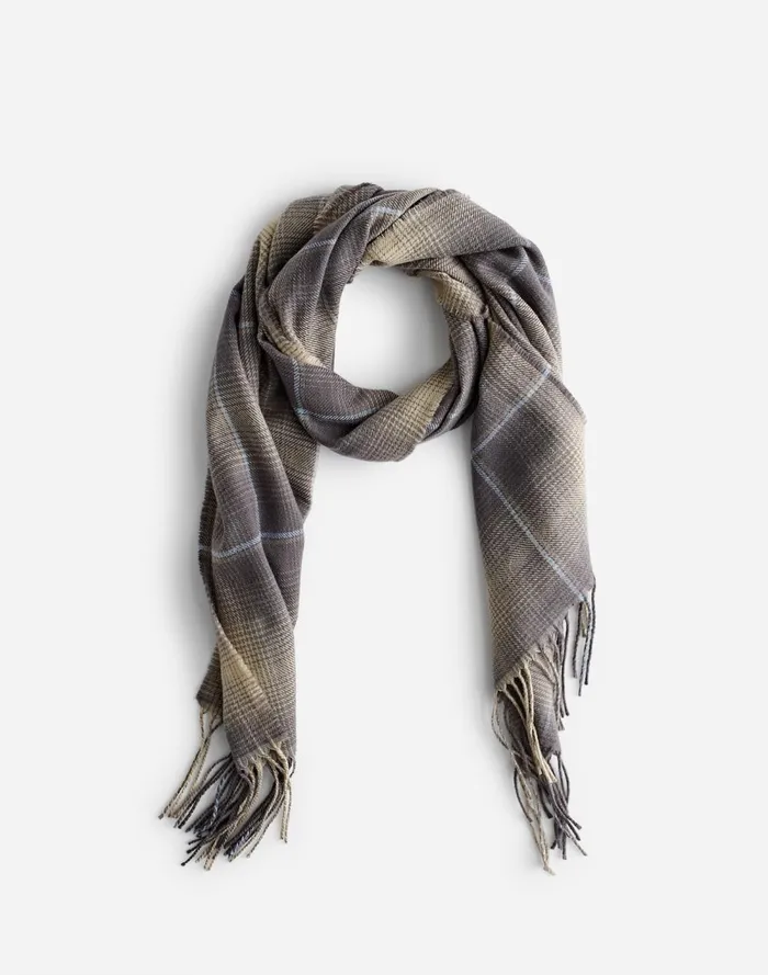 Men Hats and Scarves Madewell Wool Scarf Black Coal