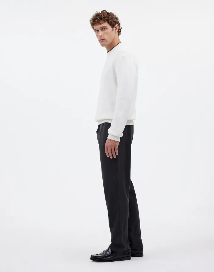 Men Hoodies and Sweatshirts Madewell The McCarren Midweight Sweatpant Almost Black
