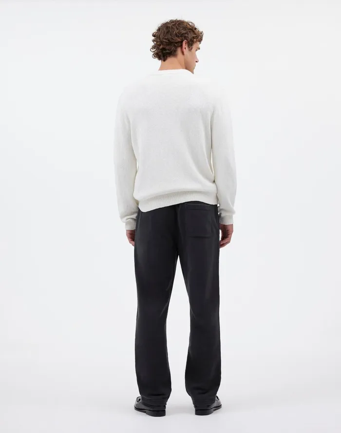 Men Hoodies and Sweatshirts Madewell The McCarren Midweight Sweatpant Almost Black