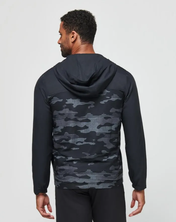 Men Hoodies and Sweatshirts TravisMathew CAMO TECH HOODIE Black Men Hoodies and Sweatshirts TravisMathew CAMO TECH HOODIE Black