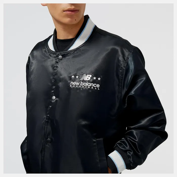 Men Hoops Woven Jacket Black New Balance Jackets and Vests Men Hoops Woven Jacket Black New Balance Jackets and Vests