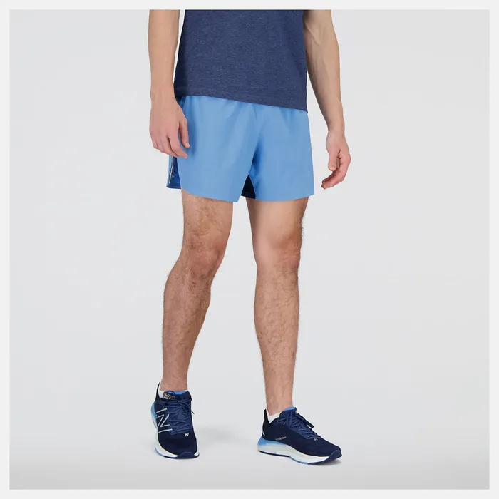 Men Impact Run 5 Inch Short Heritage Blue New Balance Shorts